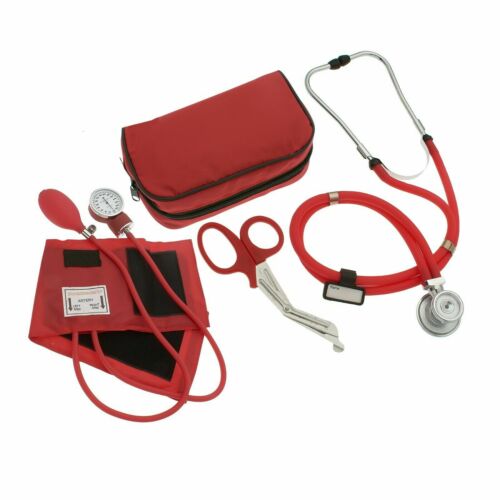 Nurse Starter Pack, Stethoscope, Blood Pressure Monitor, Emt Trauma Shears 7.5"