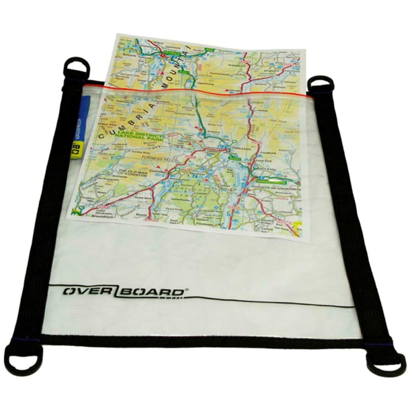 Overboard Waterproof Document Case A4 Case Bag Map Ob1081blk