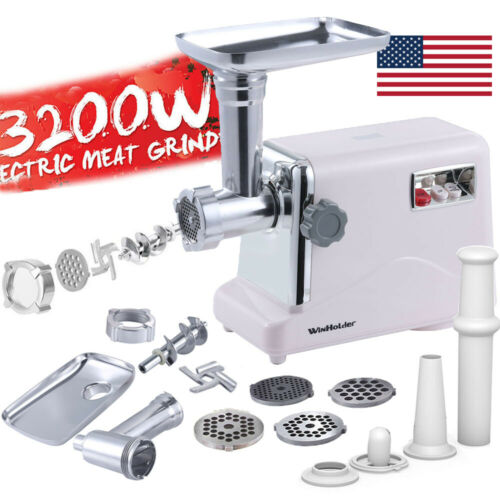 3200w Heavy Duty Electric Meat Grinder Home Appliances Sausage Stuffer Mincer