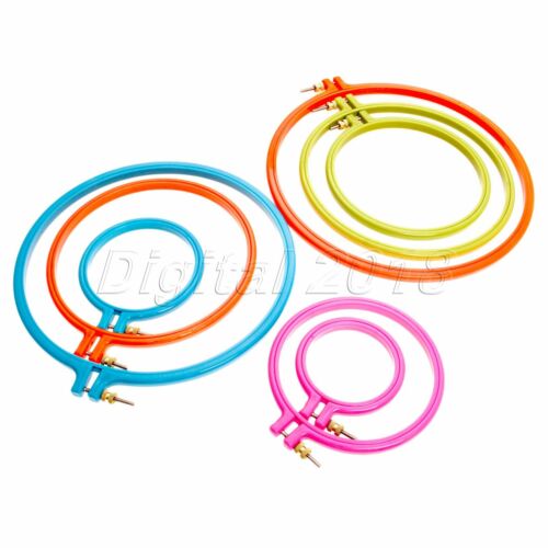 Plastic 3-10 Inch Sewing Machine Hoop Ring Cross Stitch Tool Embroidery Craft