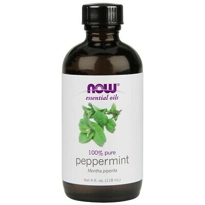 NOW Foods Peppermint Oil 4 fl oz 100% Pure FREE SHIPPING MADE IN USA