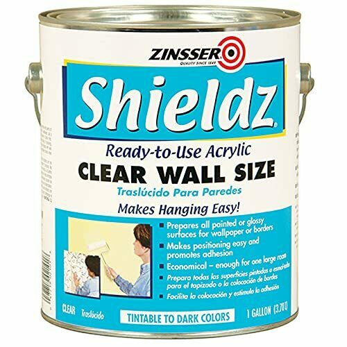 Corporation 02101 Zinsser Shieldz Wall Size, 1-Gallon, Clear