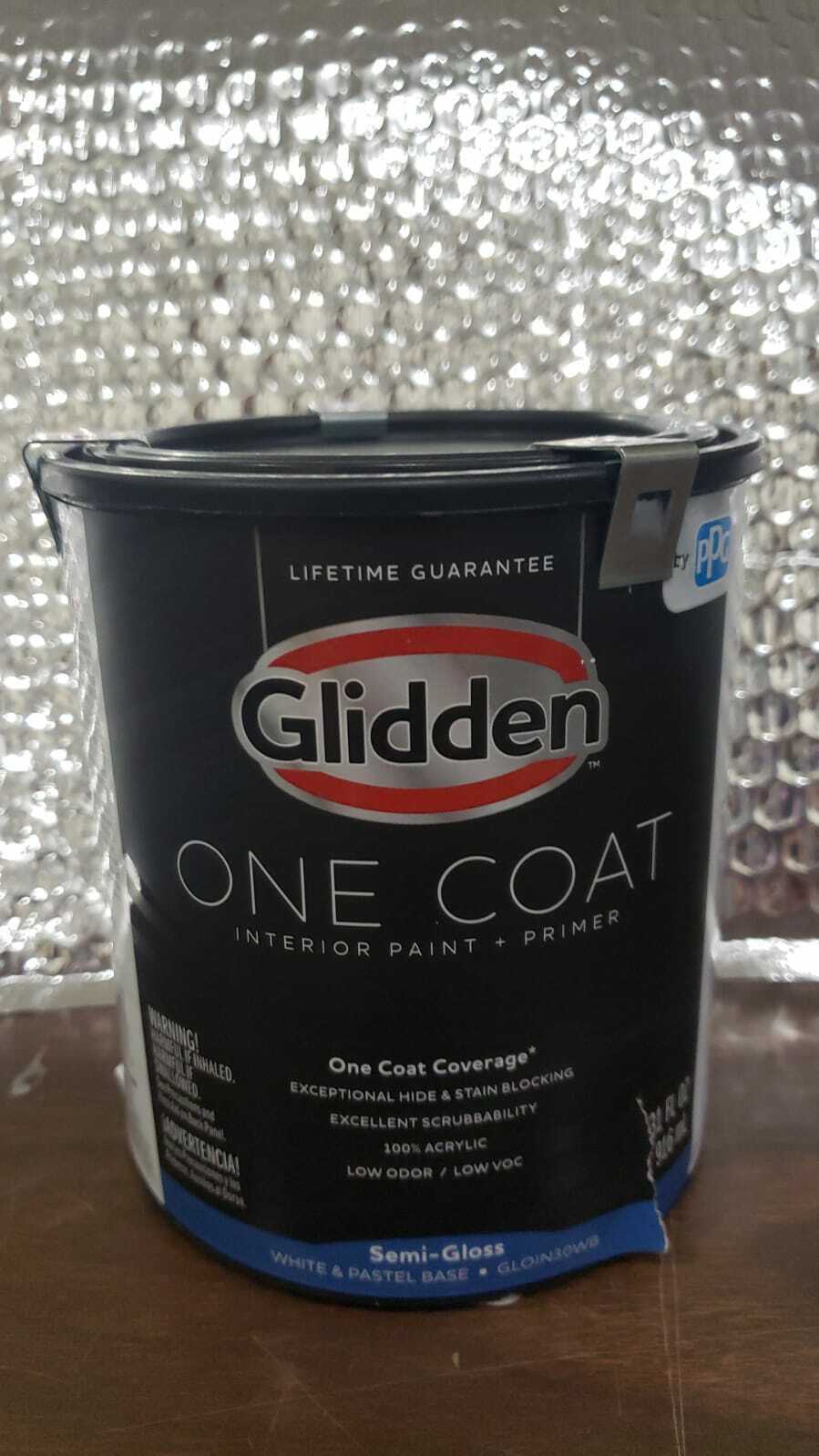 Glidden One Coat Interior Paint Primer Semi Gloss 28.5oz ~ 396933