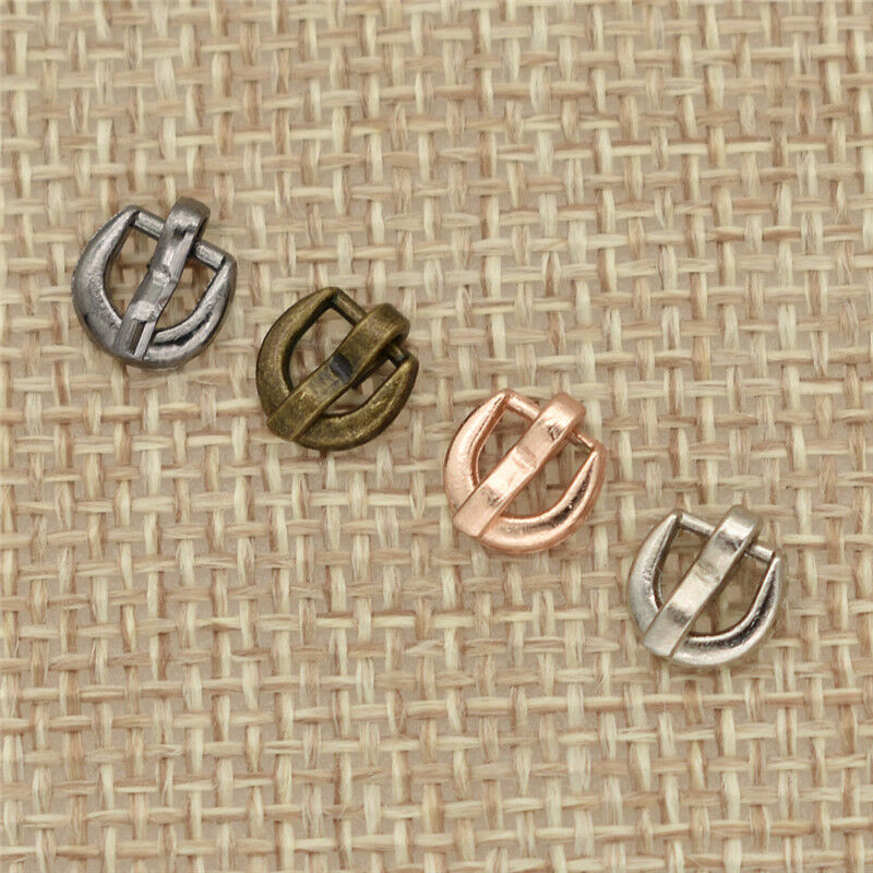 10pcs Mini Doll Belt Buckle Ultra Small Tri-glide Buckles For Doll Clothes Shoes