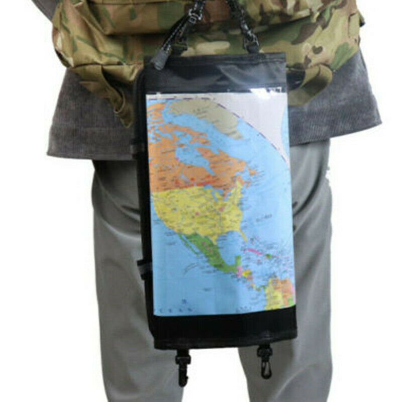 Waterproof Camping Hiking Transparent Map Bag Protection Military Pocket Pouch