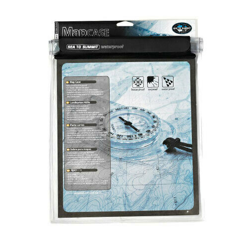 SMALL PVC Transparent Waterproof Map Document Storage Case Holder Pouch Camping