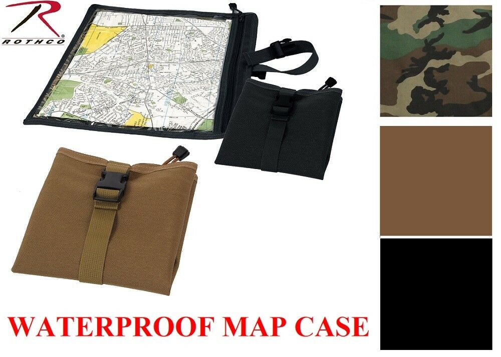 Map Case Military Tactical Waterproof Map & Document Case Protection Camo Pouch