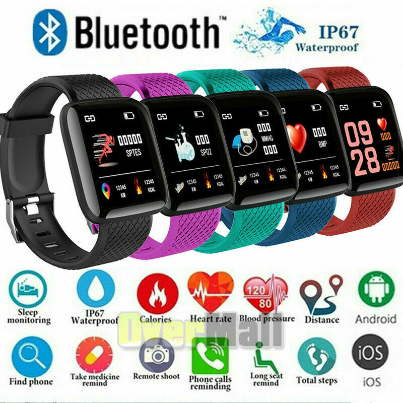 2021 Touch Smart Watch Women Men Heart Rate For iPhone Android IOS Waterproof