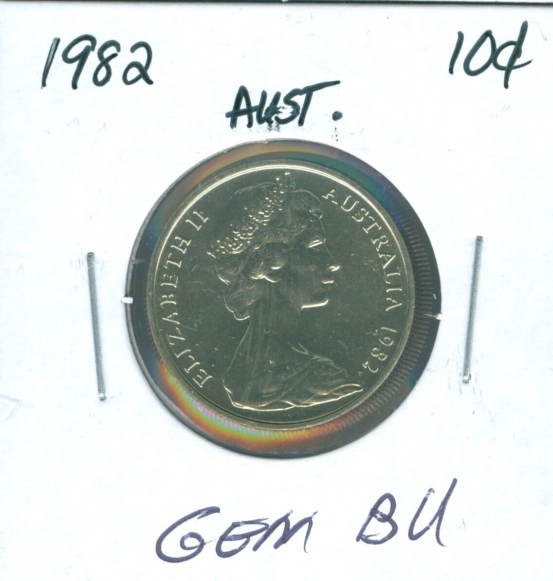 1982 Australia 10 Cent Topg Rade Quality✔️ **55c Shipping Us**