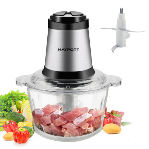 Electric Meat Grinder Home Kitchen Industrial Stainless Steel Sausage Maker 2l