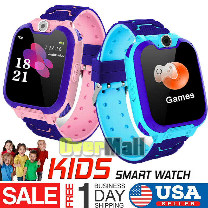 Kids Smart Watch Anti-lost GPS Fitness Tracker SOS Call Camera For Android IOS