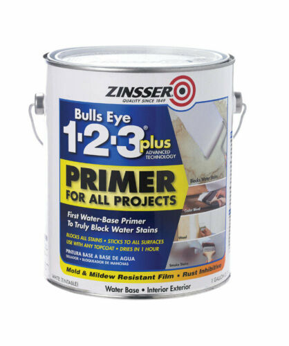 Zinsser 249937 White Acrylic Water-Based Low Odor Primer 1 gal. (Pack of 2)