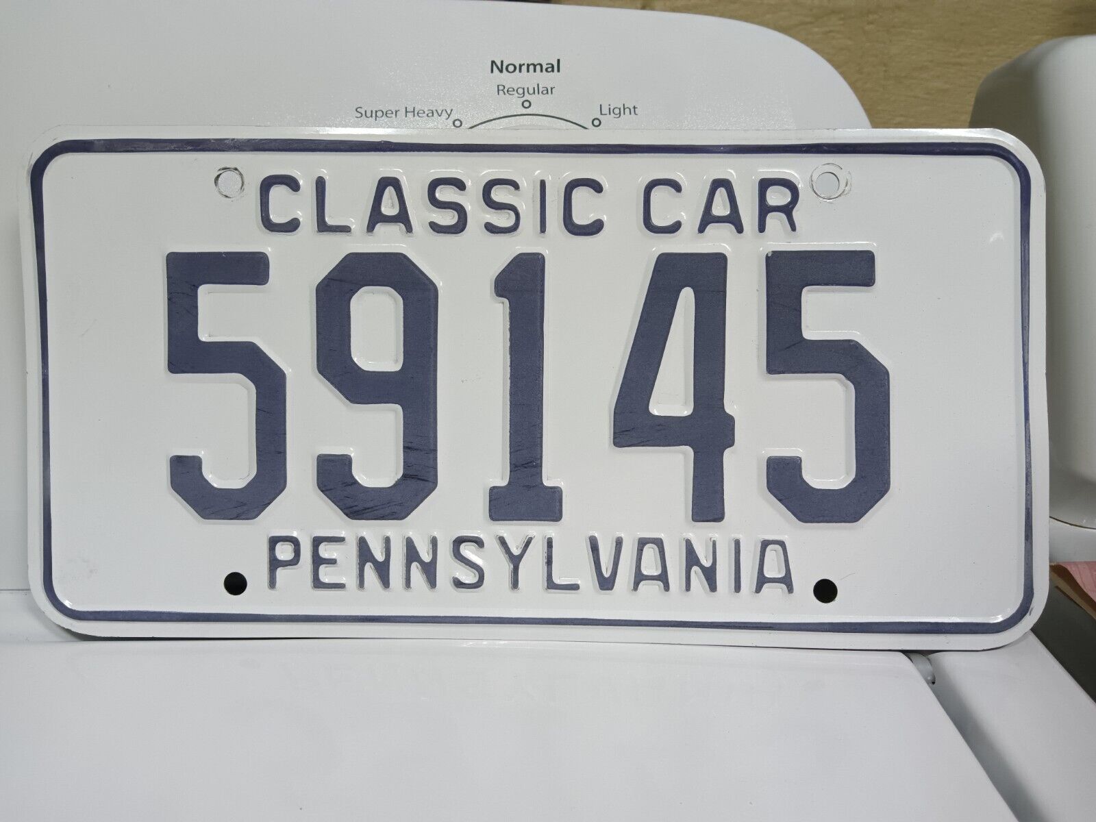 1995 Pennsylvania Classic Car License Plate