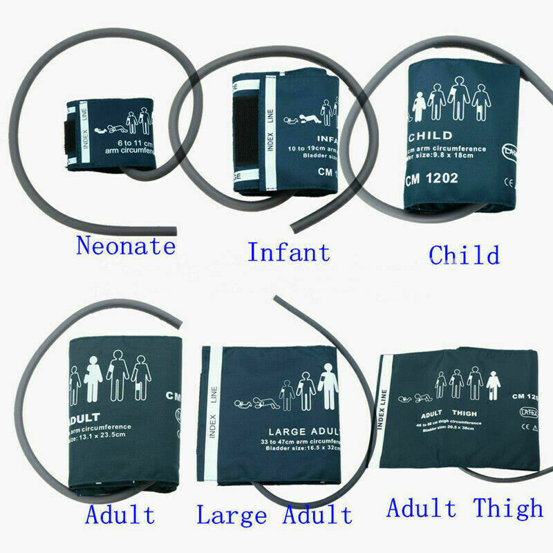 Arm Blood Pressure/patient Monitor Nibp Cuff Adult Child Infant Neo Double-tube