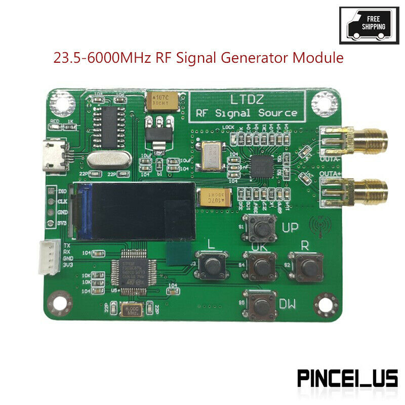 MAX2870 23.5-6000MHz RF Signal Generator Module 0.96 