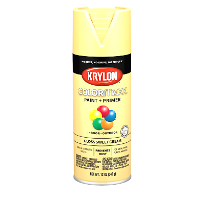 Krylon K05542007 Colormaxx Spray Paint And Primer For Indoor/outdoor Use, Glo...