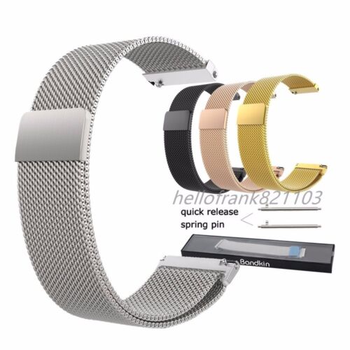 16mm 18mm 20mm 22mm 23mm Milanese Loop Bracelet Stainless Steel Watch Band Strap