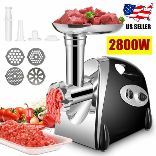 Electric Meat Food Grinder 2800w Sausage Stuffer Mincer Grinding Mincing Machine
