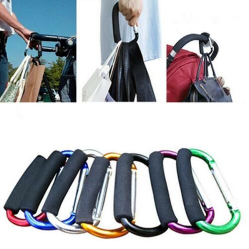 Trendy Baby Pushchair Stroller Clip Hook Buggy Pram Diaper Bag Hanger Shan