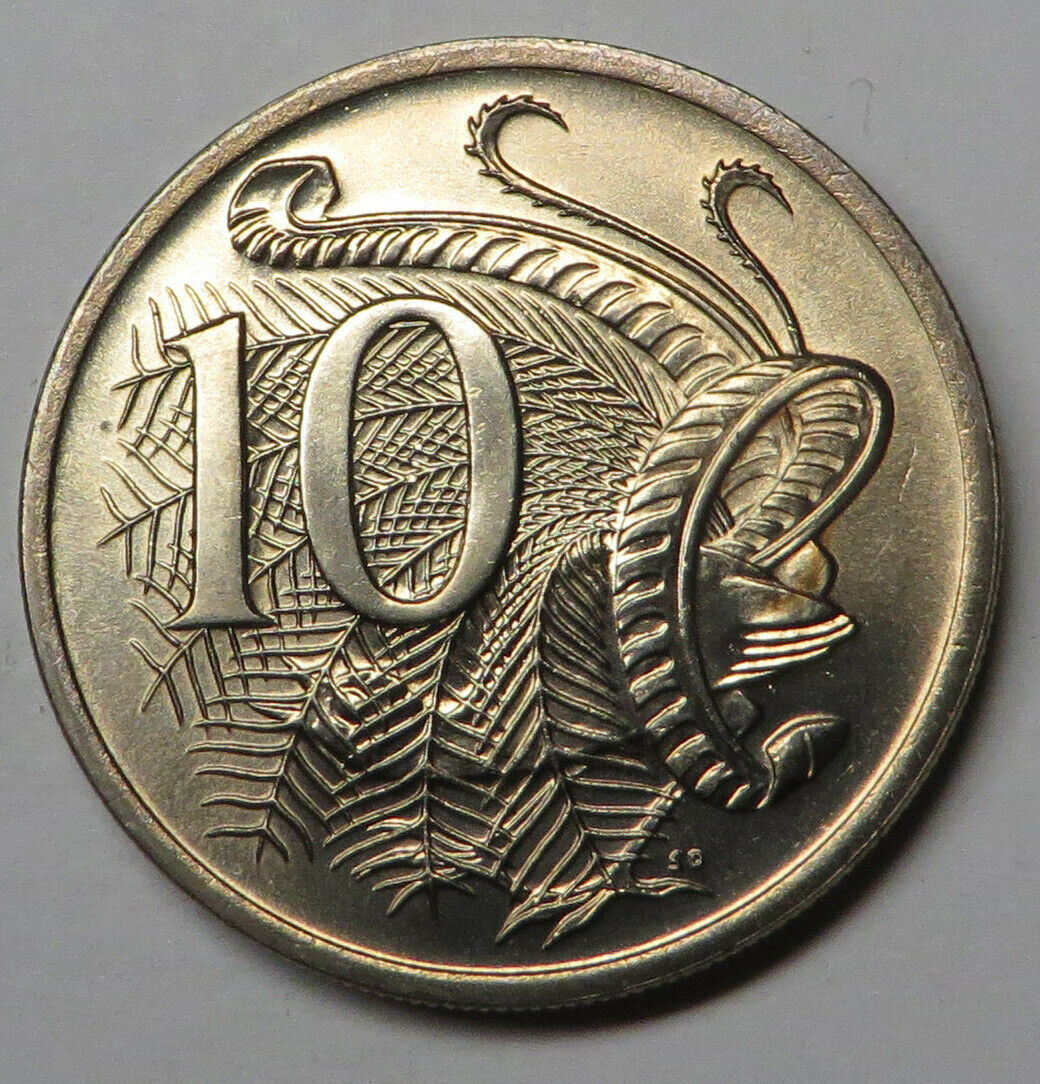 Australia 10 Cents 1982 Copper-nickel Km#65 Unc